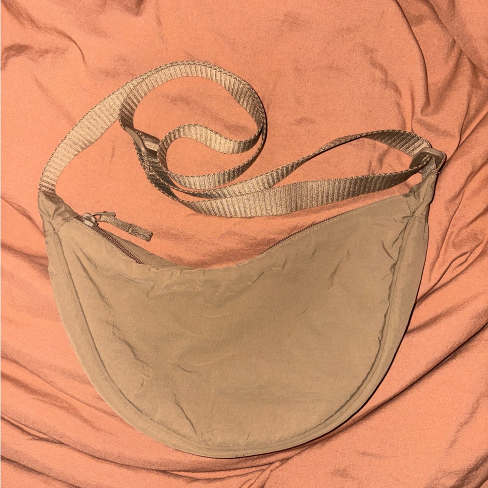 Uniqlo Tan Round Mini Crossbody bag